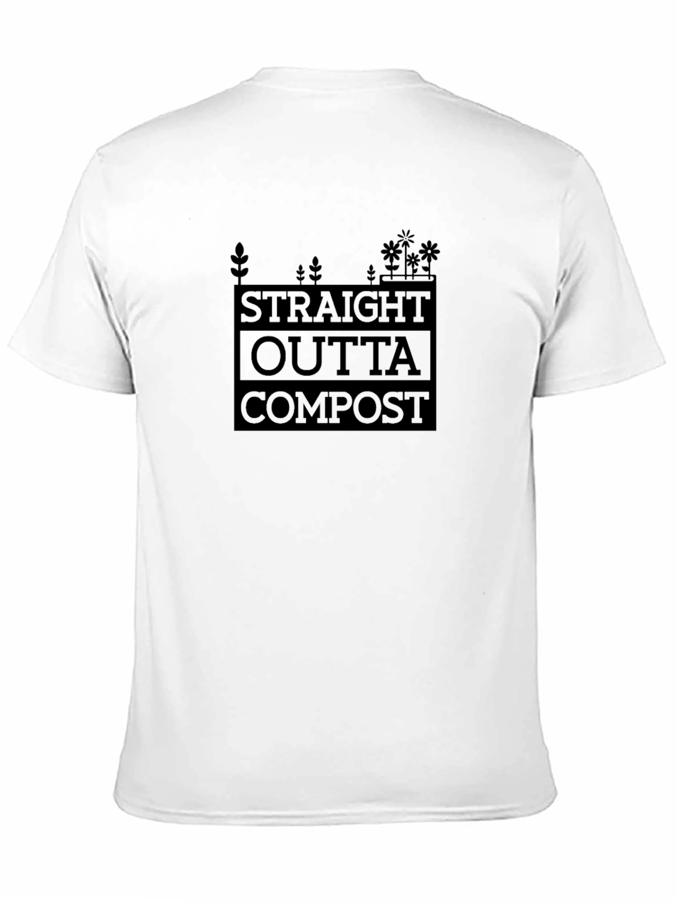 Straight Outta Compost Black T-Shirt