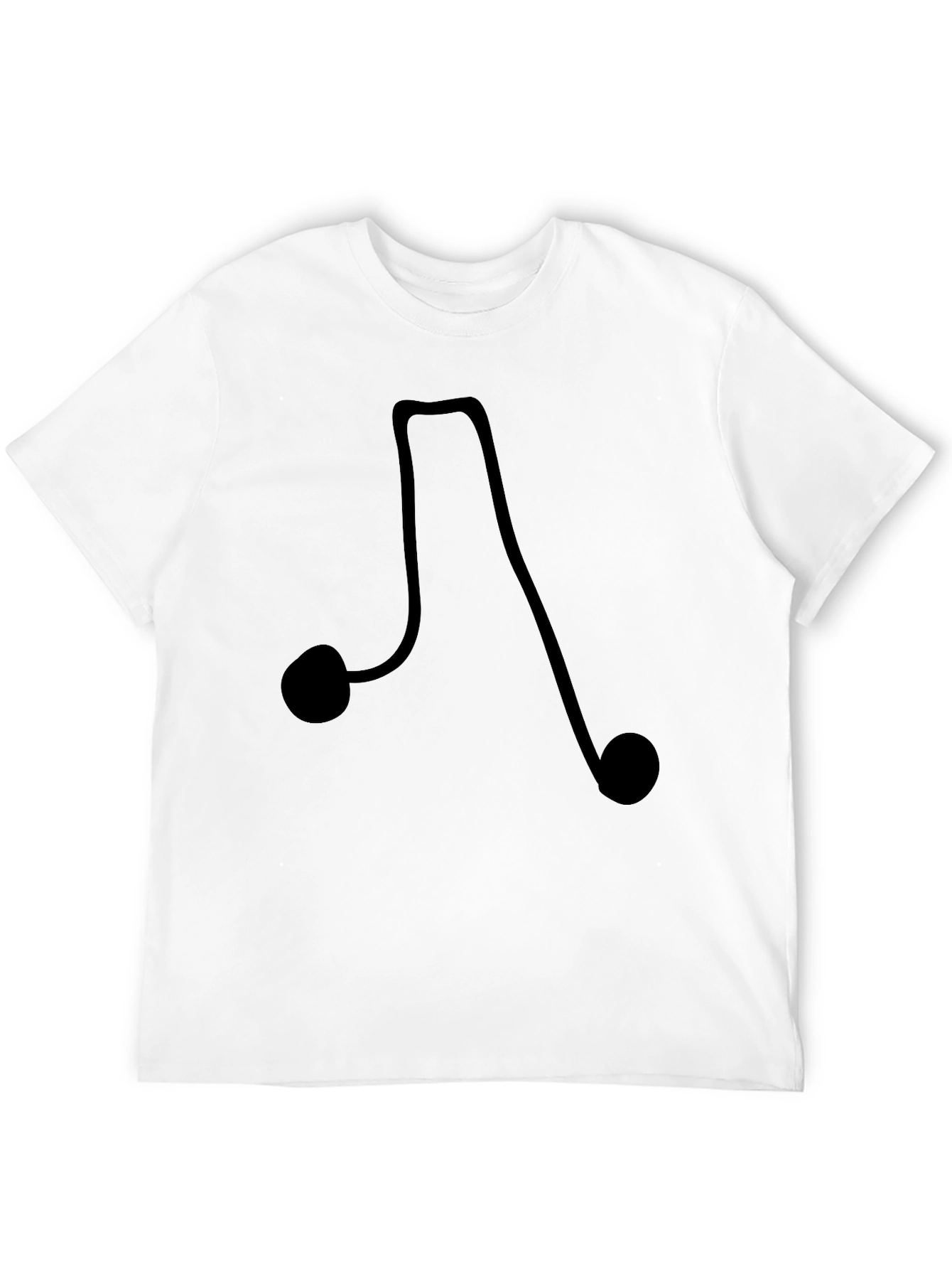Novelty Eighth Note Musical T-Shirt