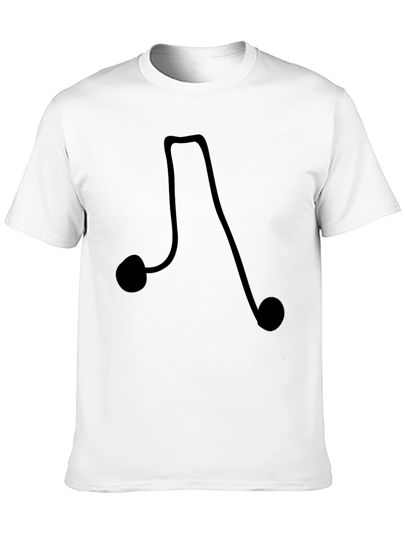 Novelty Eighth Note Musical T-Shirt
