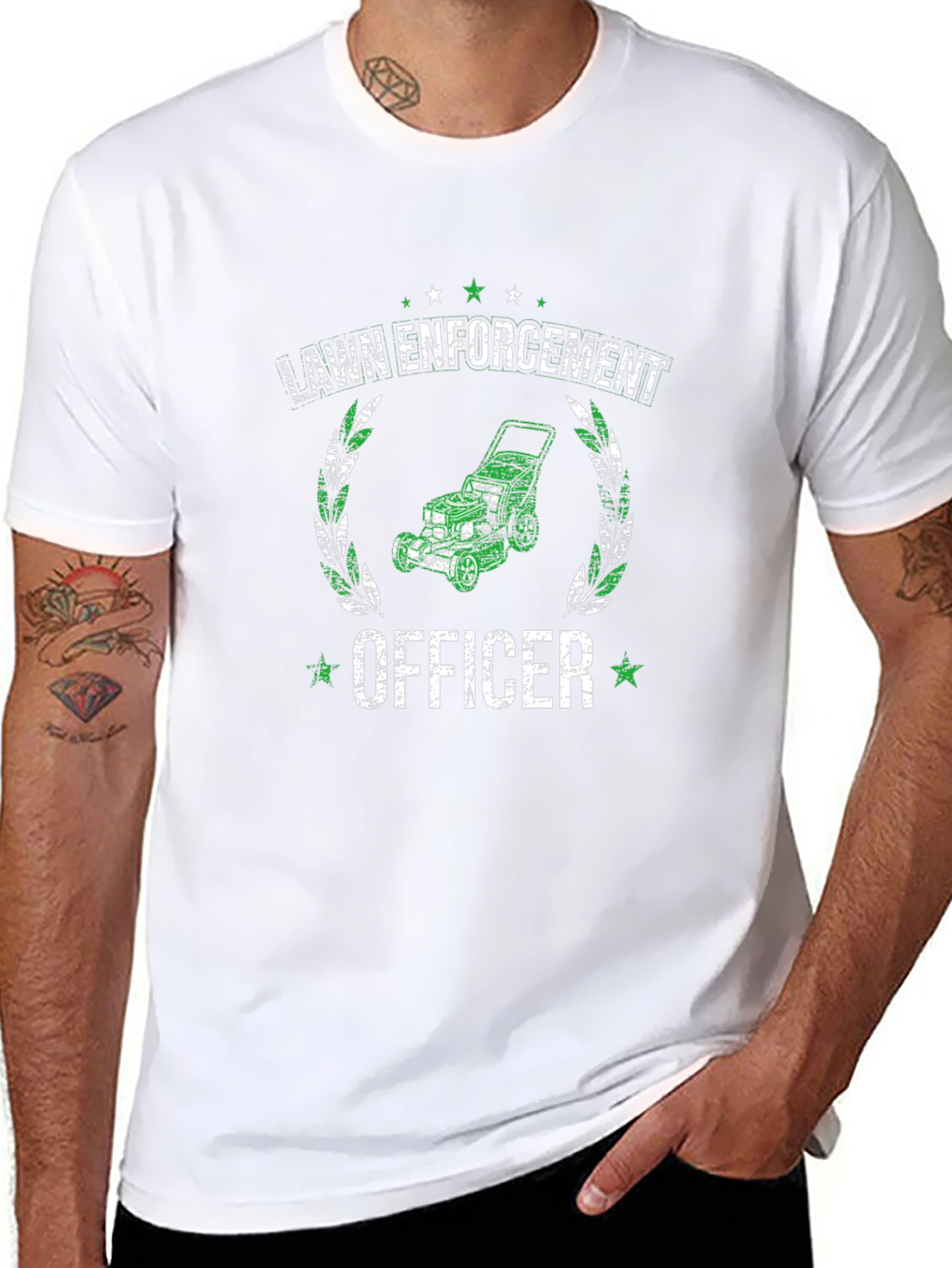 Lawn Enforcement Officer Funny T-Shirt