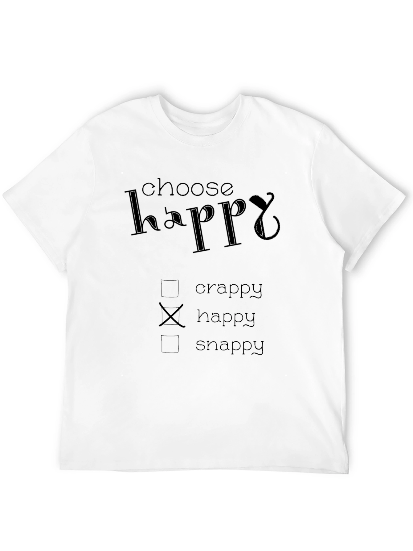 Choose Happy Graphic T-Shirt