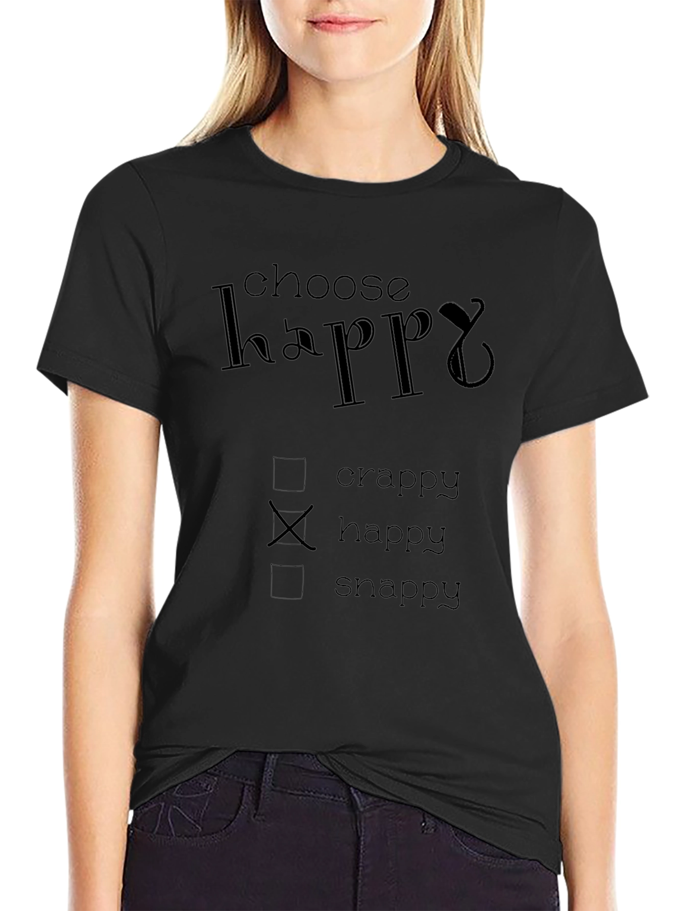 Choose Happy Graphic T-Shirt