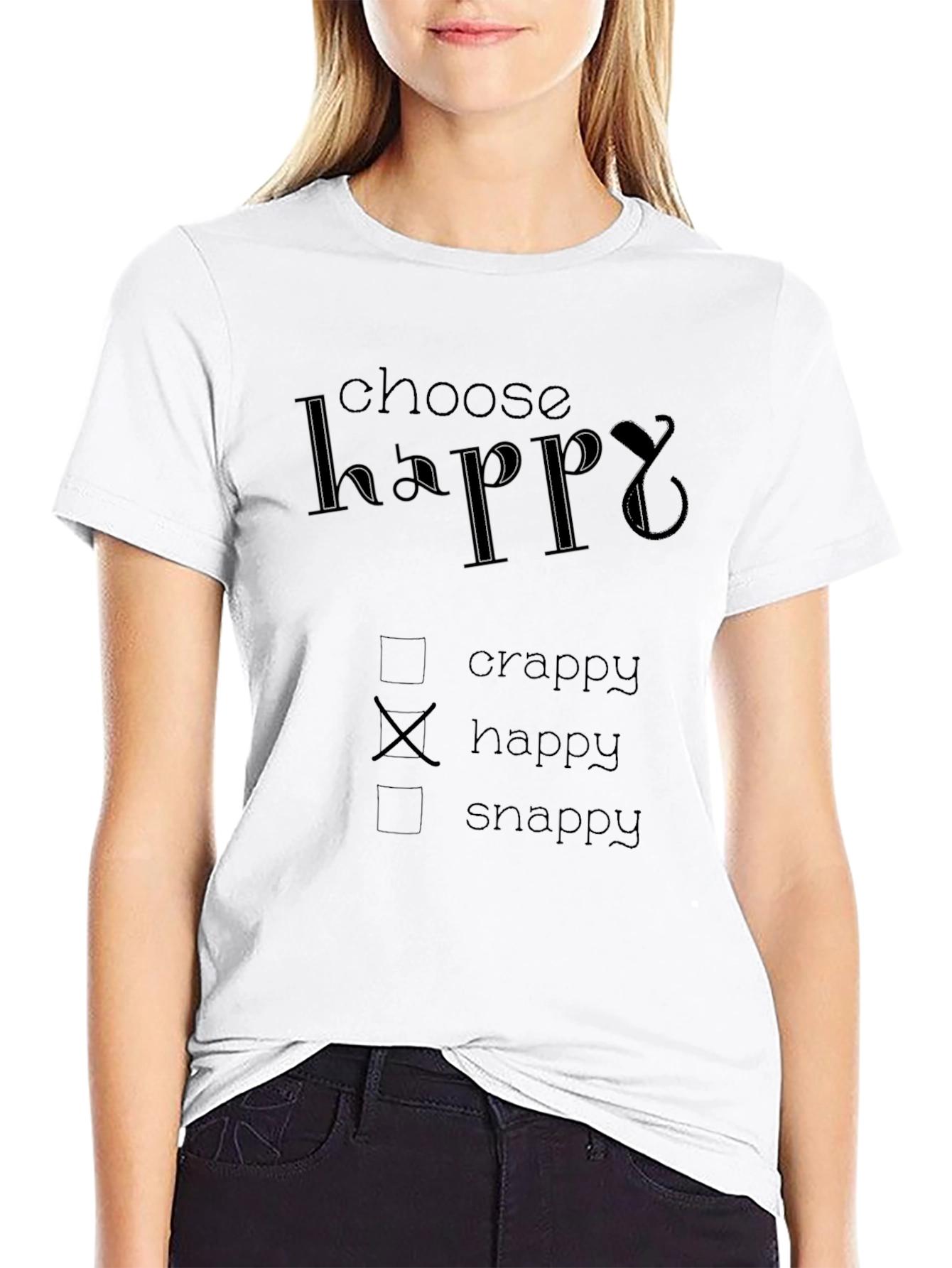 Choose Happy Graphic T-Shirt