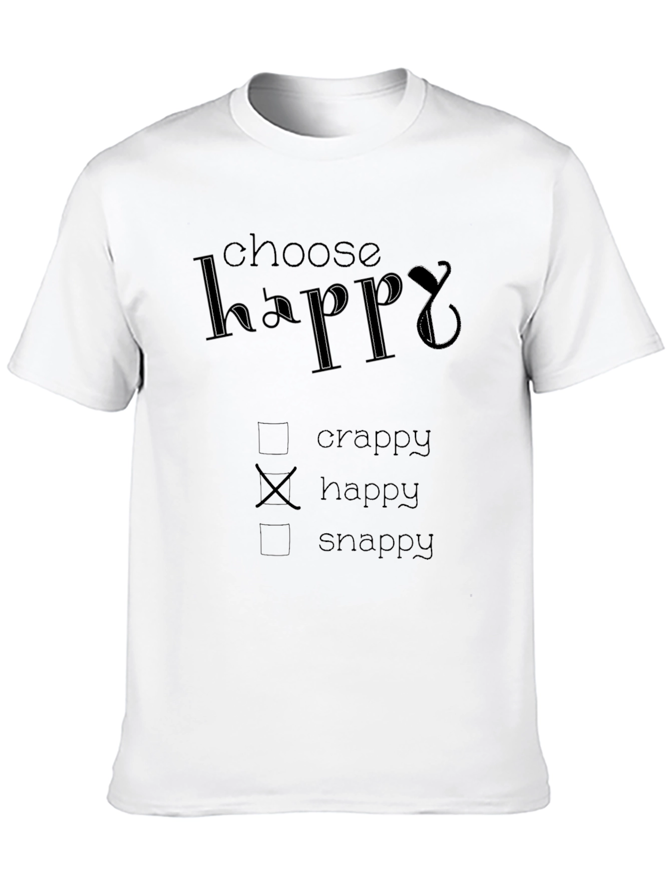Choose Happy Graphic T-Shirt