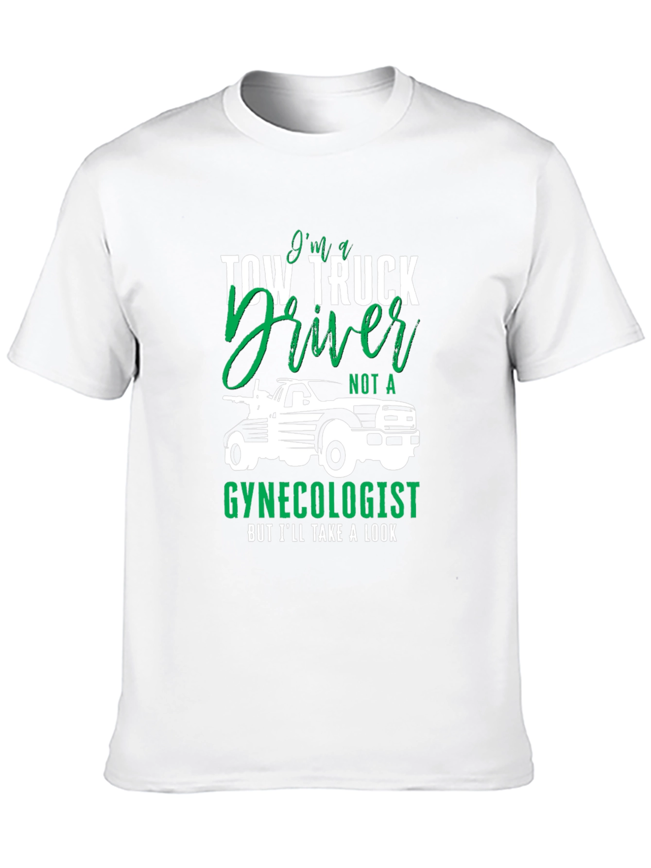 Tow Truck Driver Graphic Tee - Funny T-Shirt