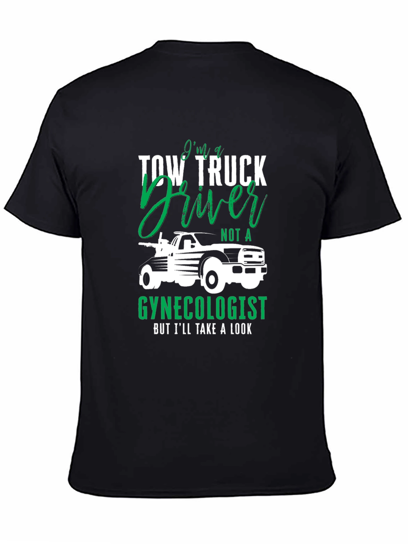 Tow Truck Driver Graphic Tee - Funny T-Shirt