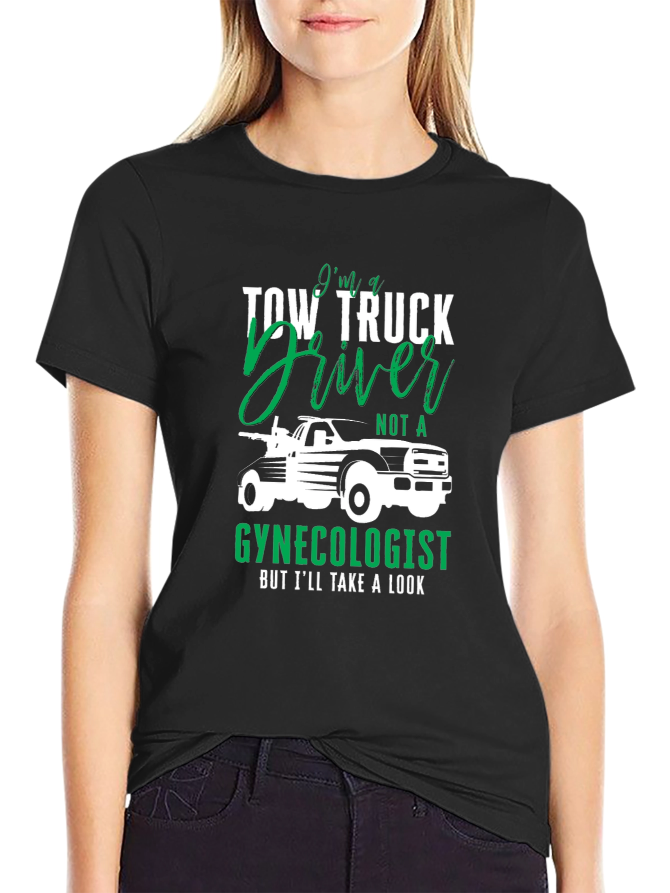 Tow Truck Driver Graphic Tee - Funny T-Shirt