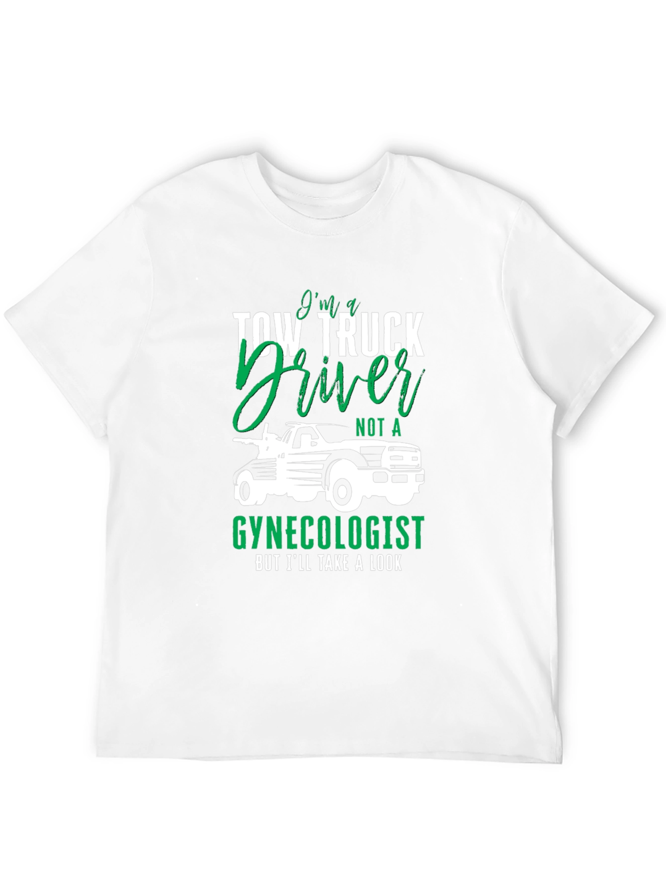 Tow Truck Driver Graphic Tee - Funny T-Shirt