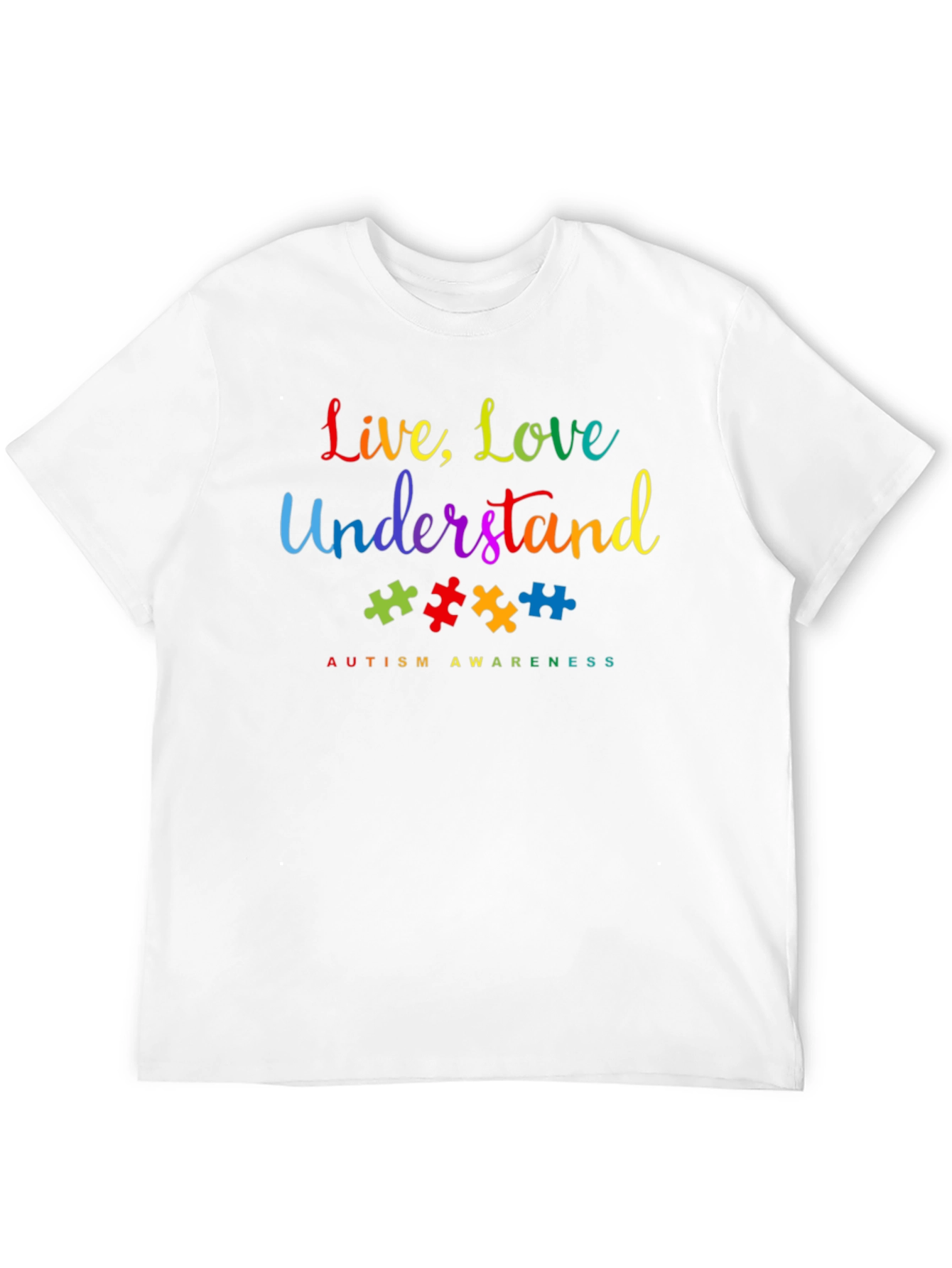 Autism Awareness T-Shirt - Live Love Understand