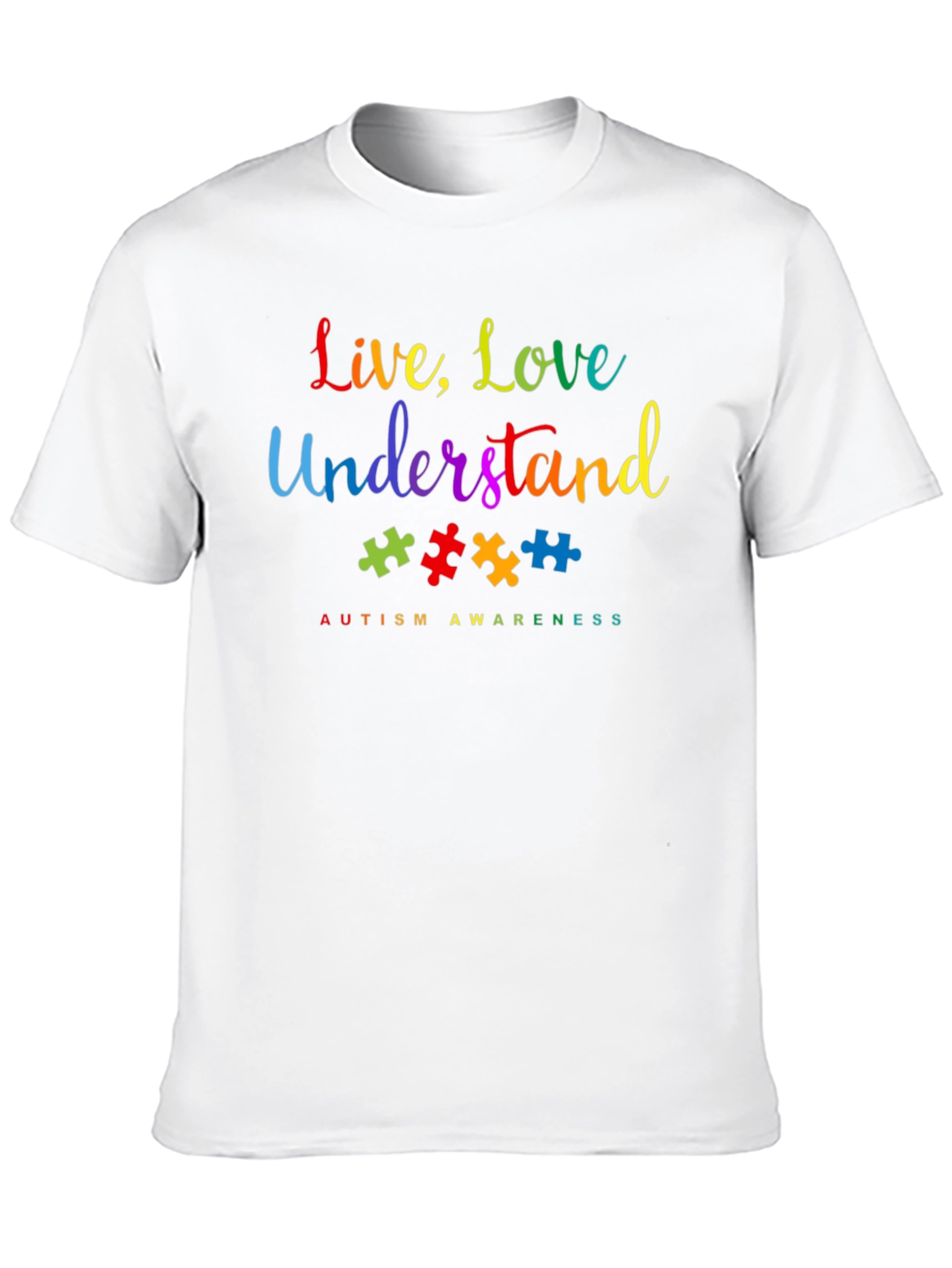 Autism Awareness T-Shirt - Live Love Understand