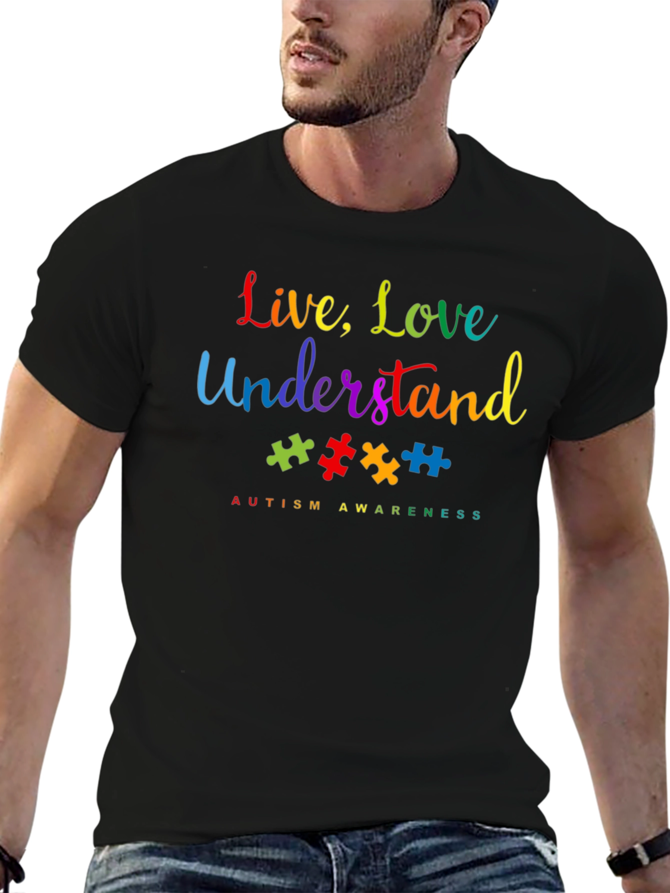 Autism Awareness T-Shirt - Live Love Understand