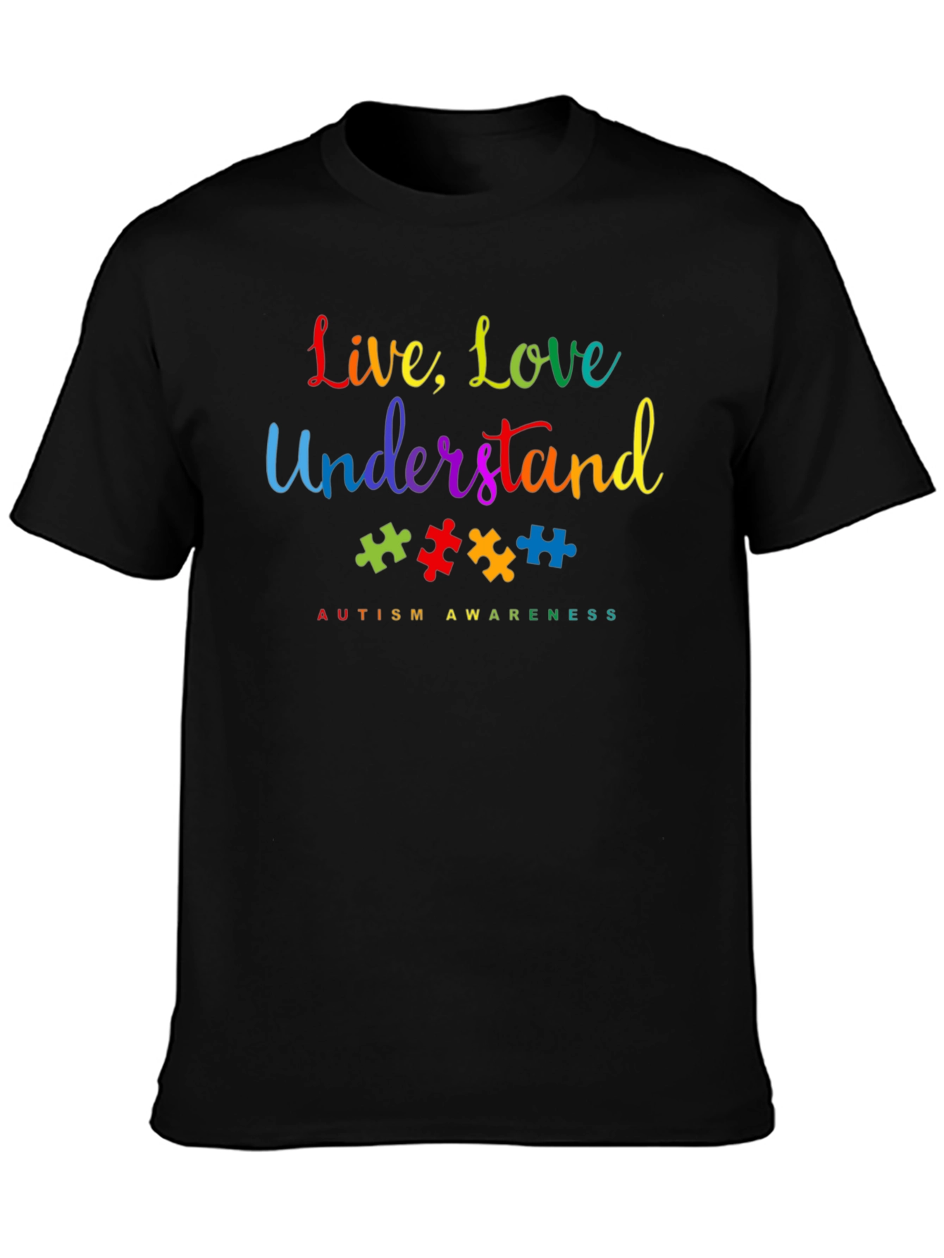Autism Awareness T-Shirt - Live Love Understand
