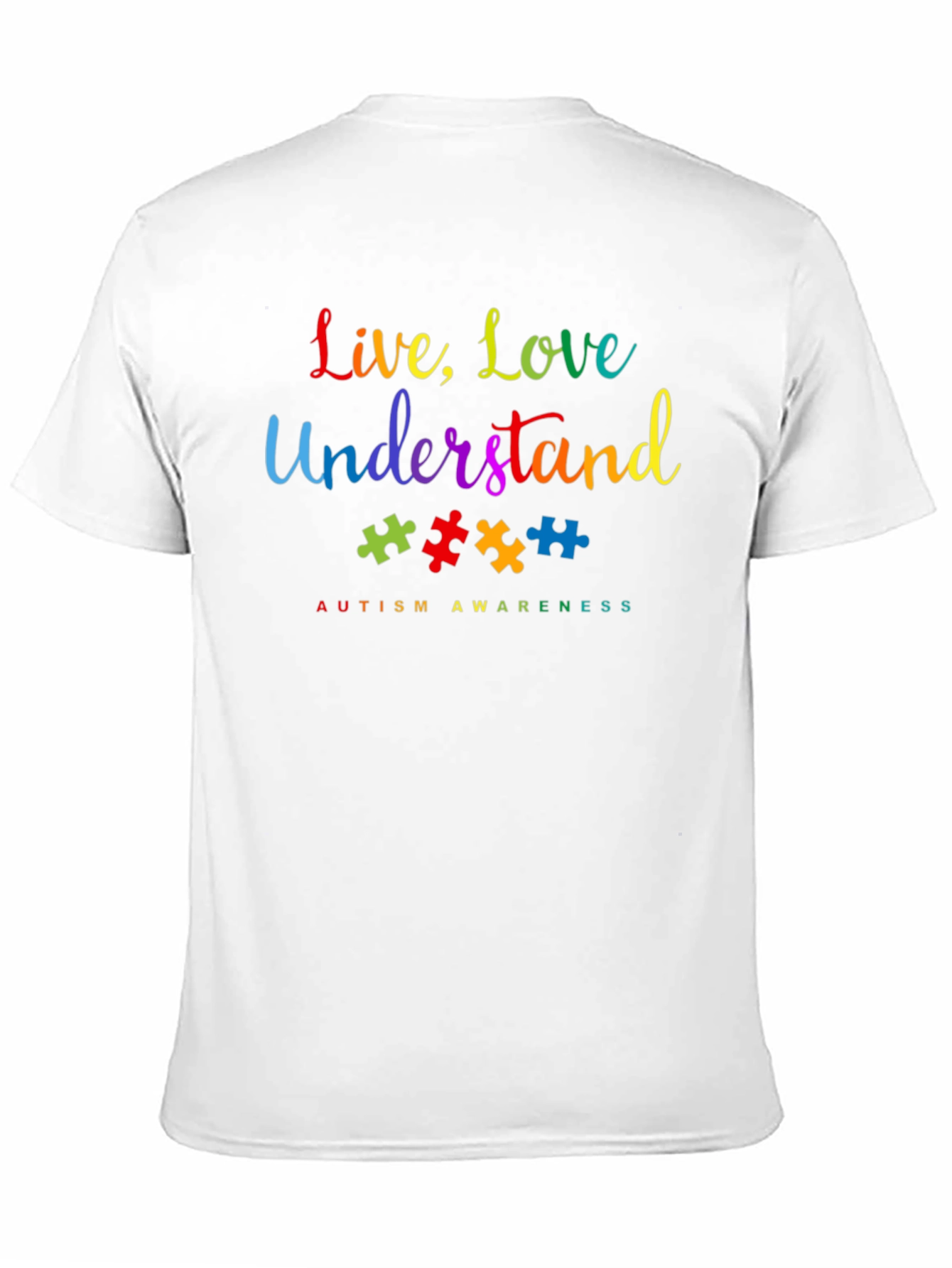 Autism Awareness T-Shirt - Live Love Understand
