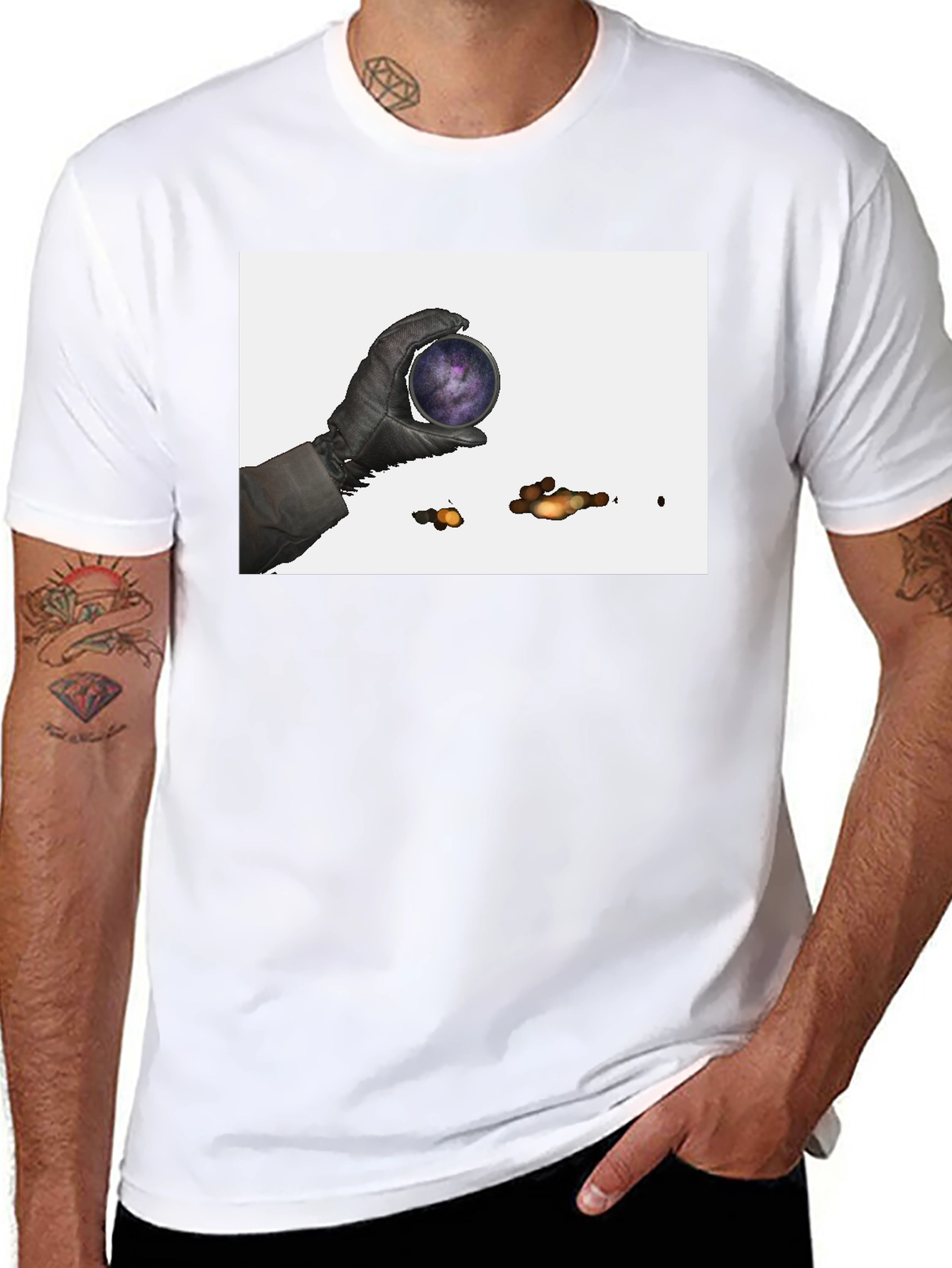 Galaxy Orb T-Shirt - Cosmic Design