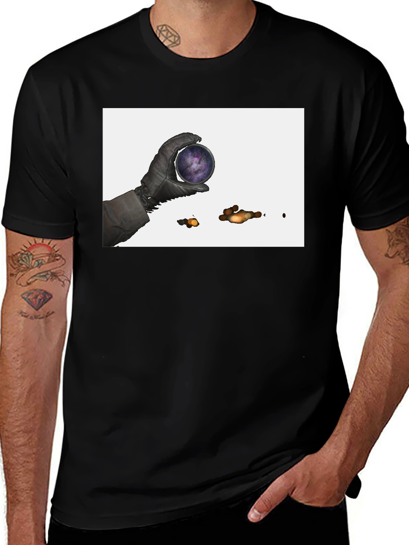 Galaxy Orb T-Shirt - Cosmic Design