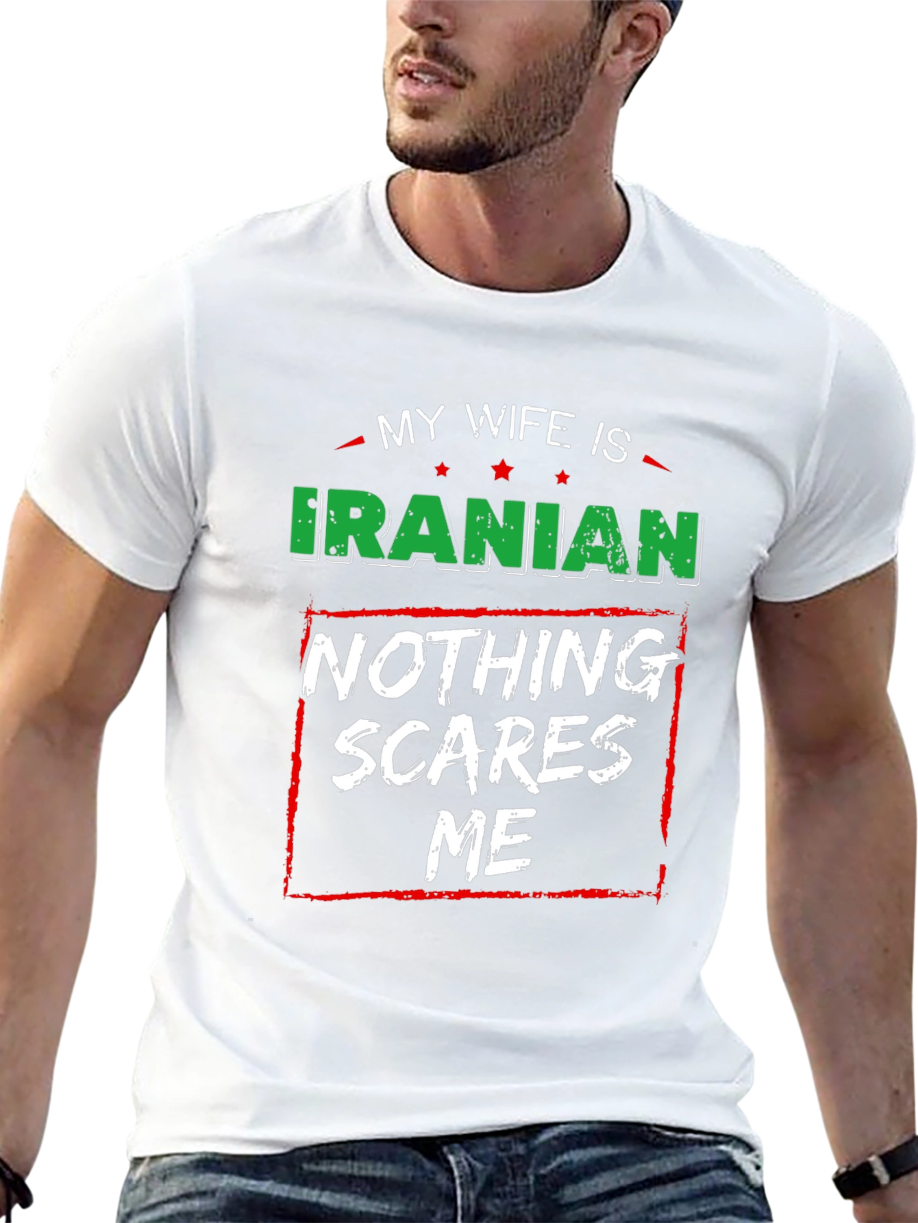 Funny Iranian Wife T-Shirt: Nothing Scares Me