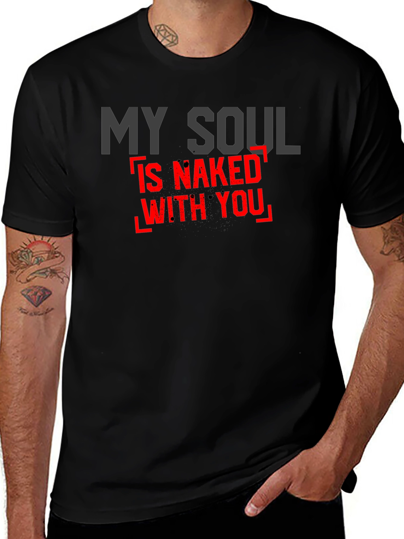 My Soul is Naked With You Graphic T-Shirt