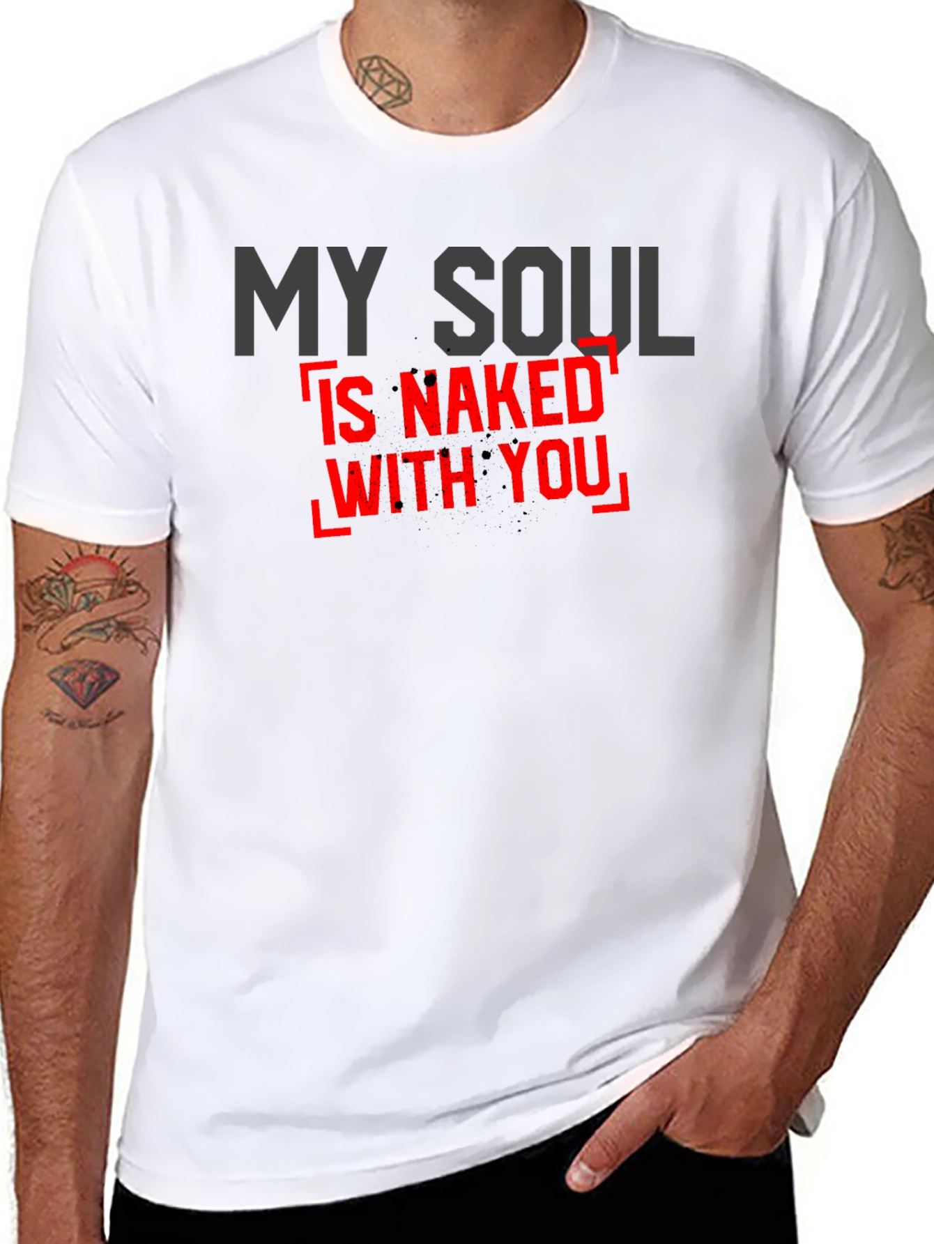 My Soul is Naked With You Graphic T-Shirt