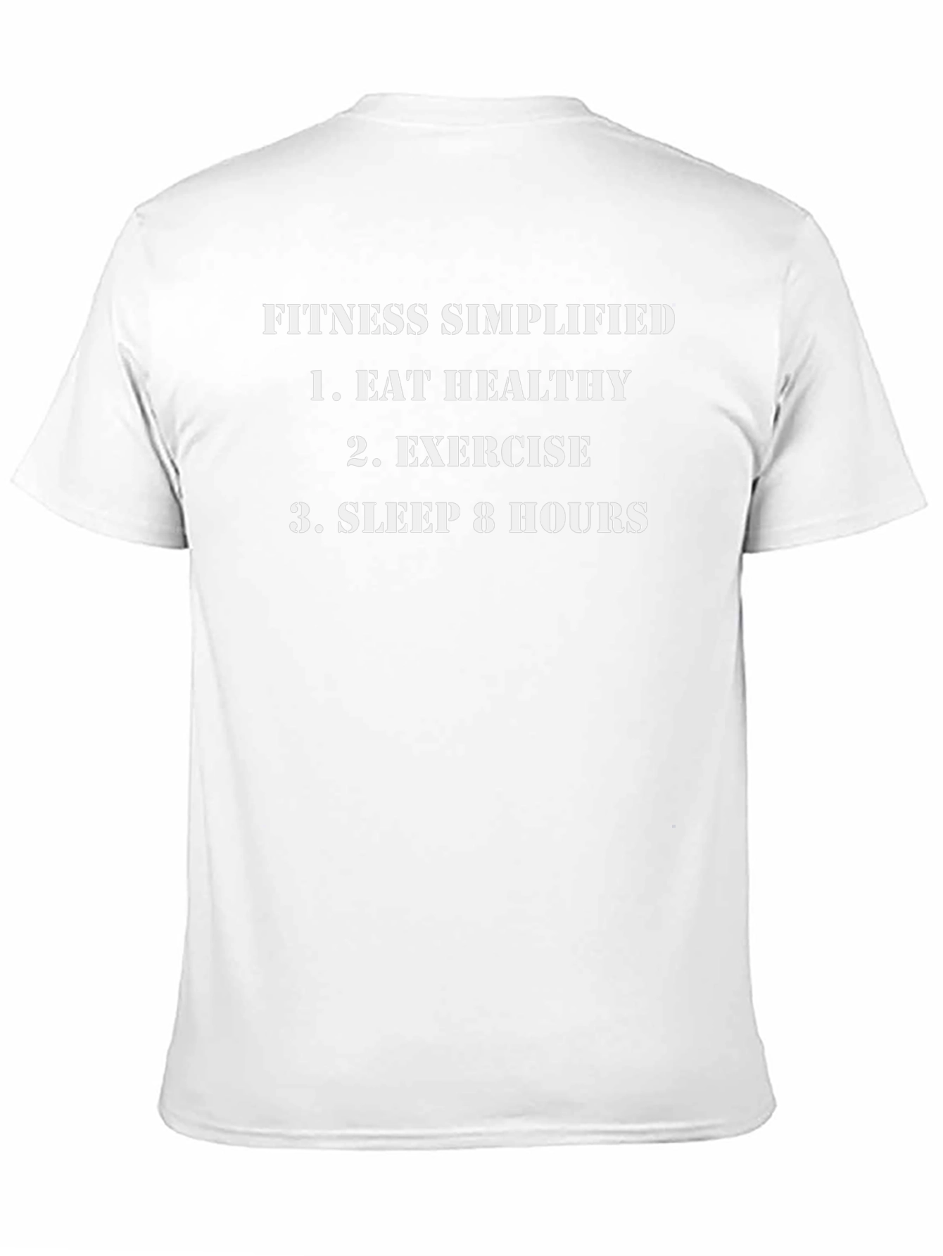 Fitness Simplified Mens Black T-Shirt