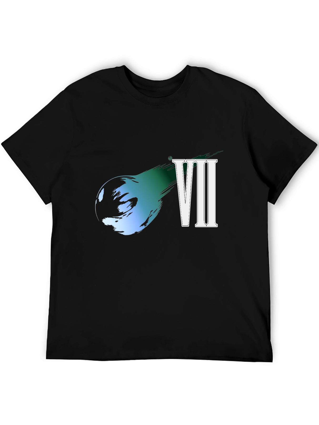 Final Fantasy VII T-Shirt Black Cotton