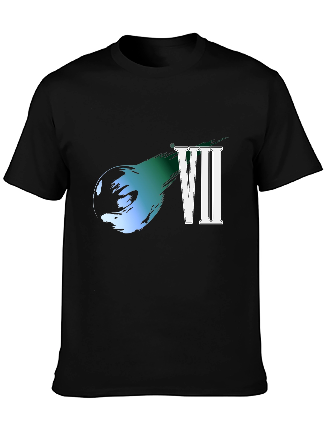 Final Fantasy VII T-Shirt Black Cotton