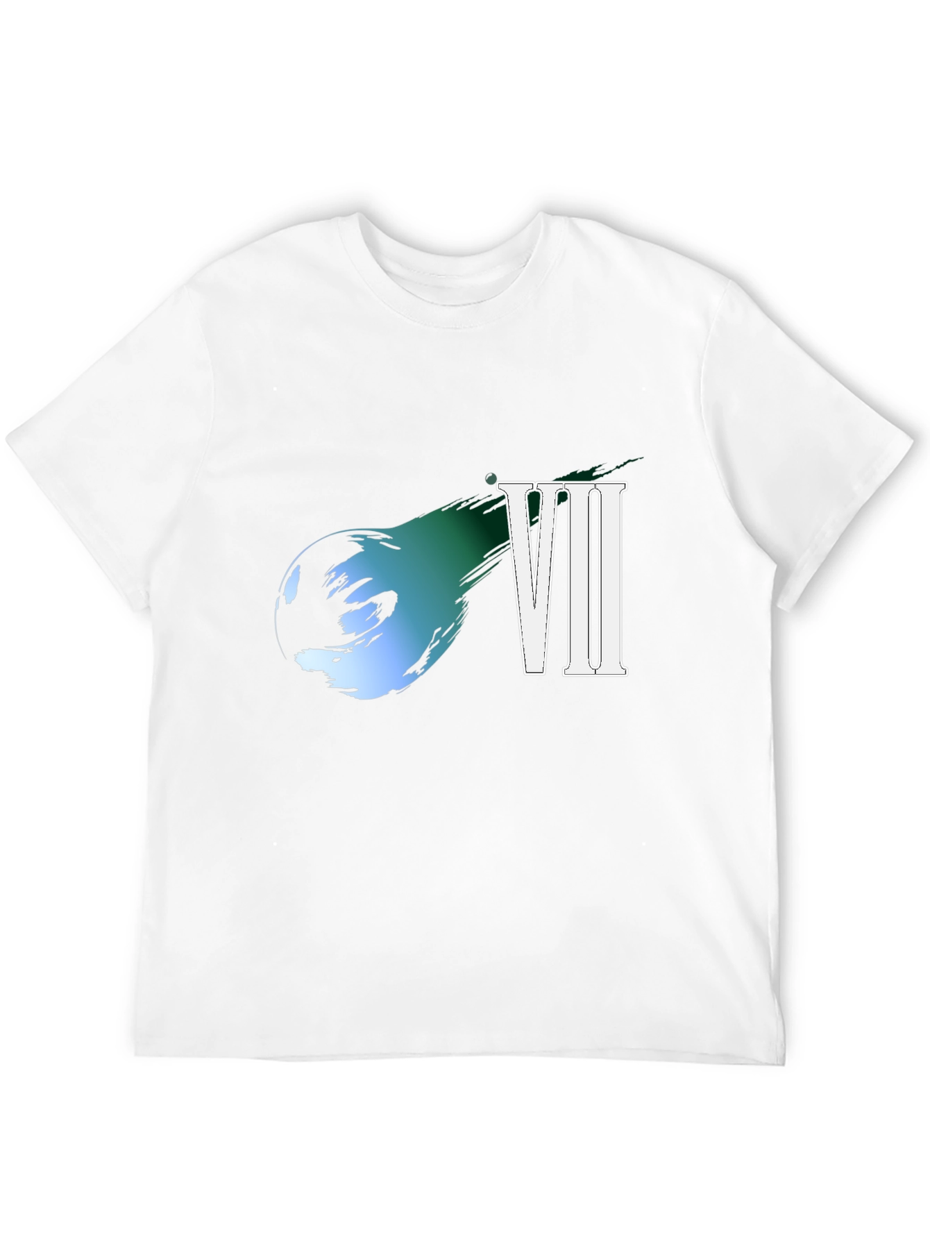 Final Fantasy VII T-Shirt Black Cotton