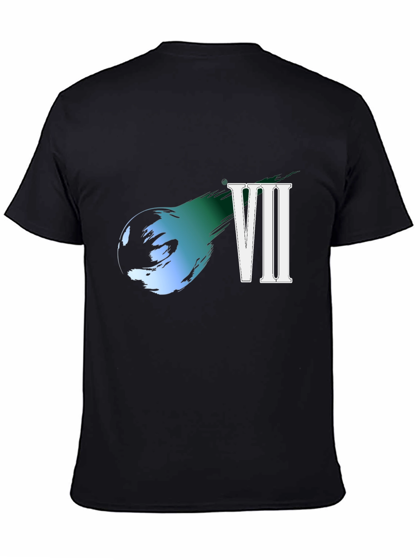 Final Fantasy VII T-Shirt Black Cotton