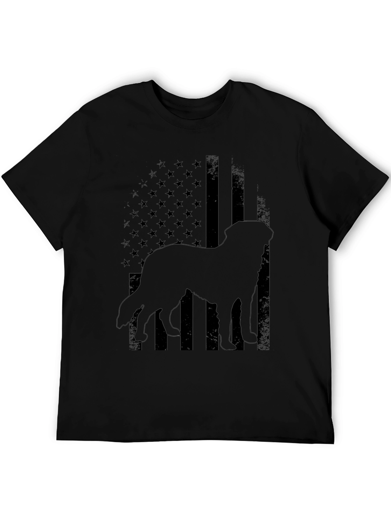 Dog American Flag T-Shirt