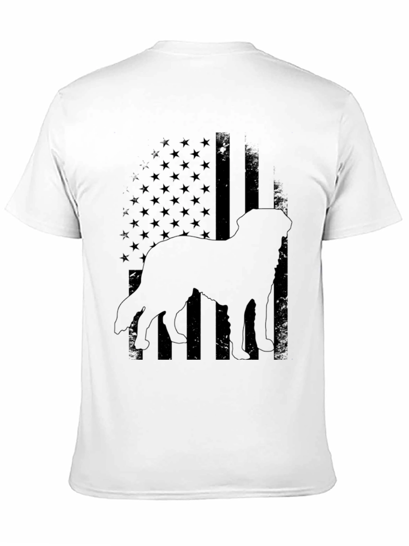 Dog American Flag T-Shirt