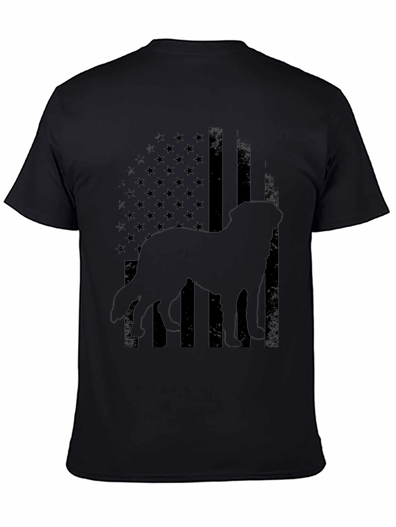 Dog American Flag T-Shirt