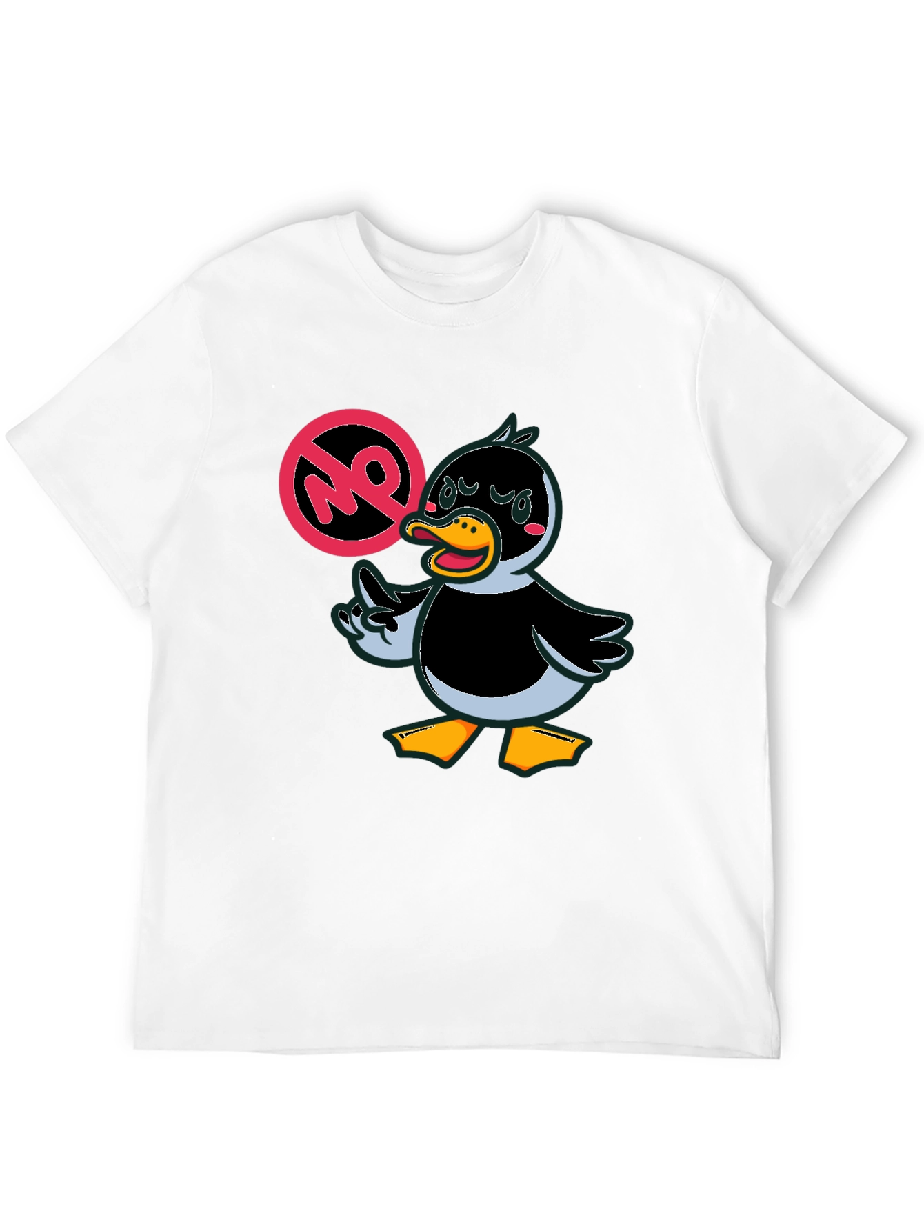 Funny Duck Graphic Tee - No Quacking Around!