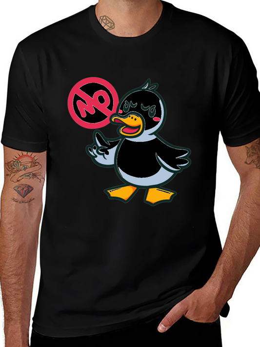 Funny Duck Graphic Tee - No Quacking Around!