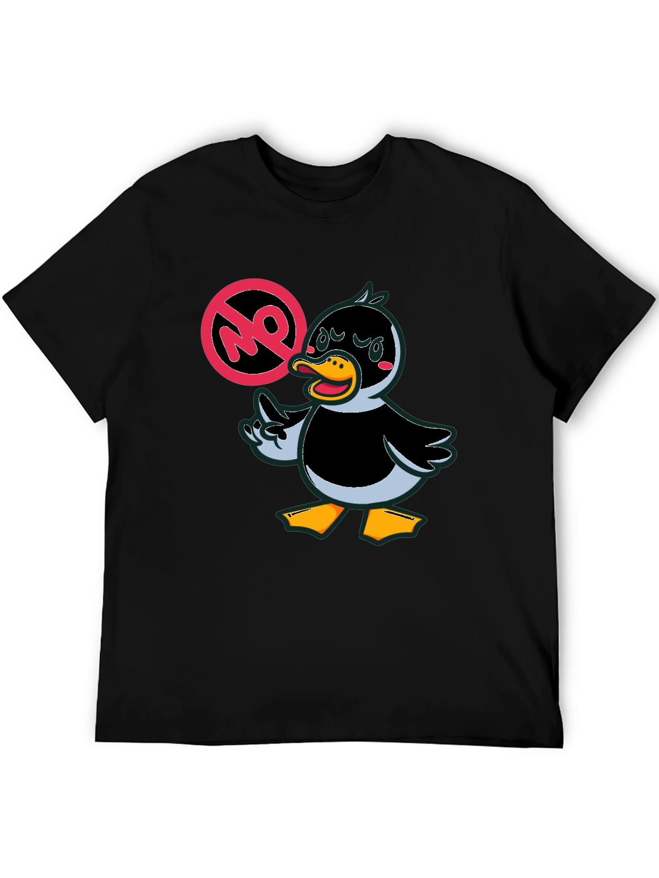 Funny Duck Graphic Tee - No Quacking Around!