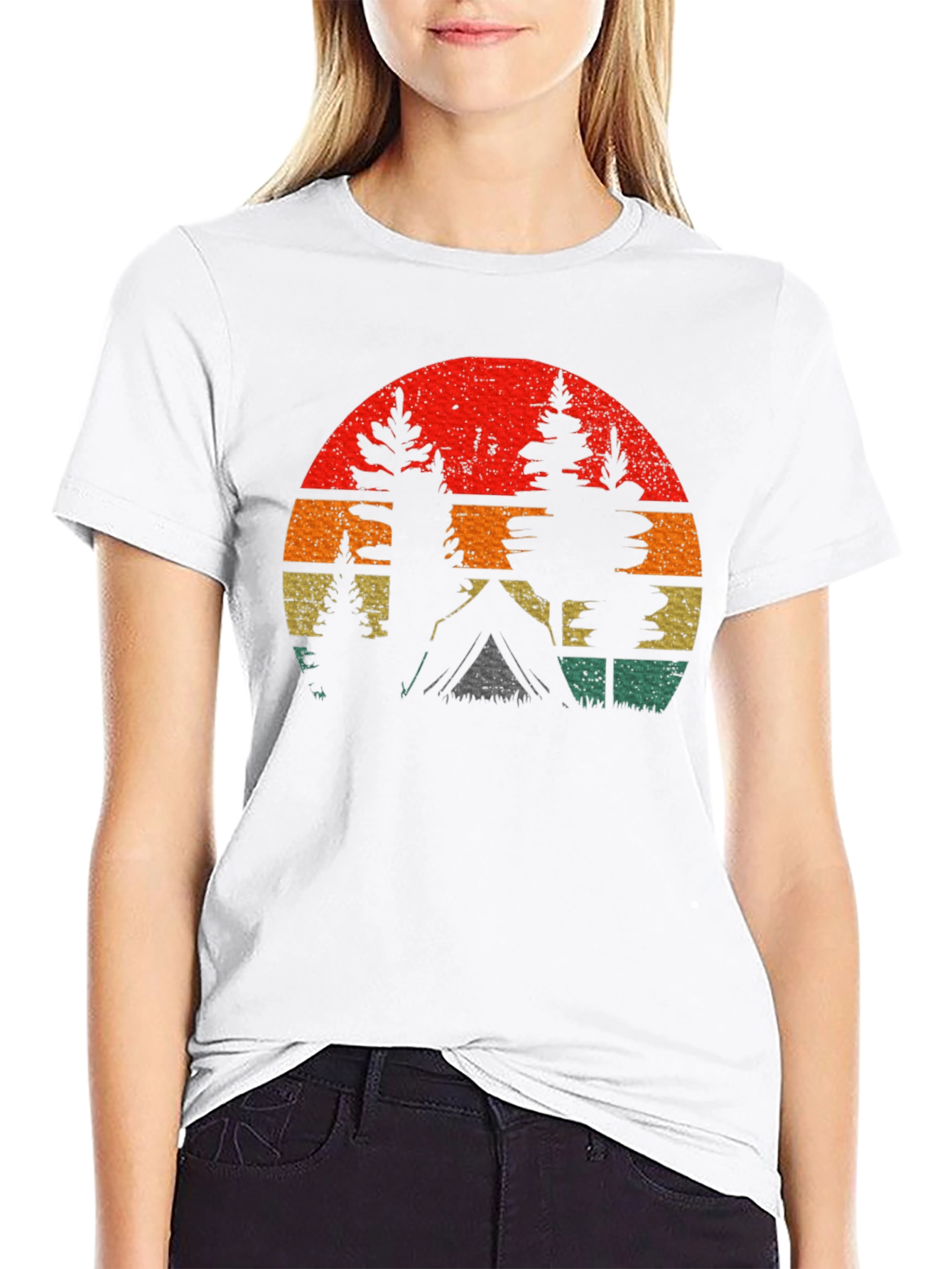 Retro Camping T-Shirt - Outdoor Adventure Tee