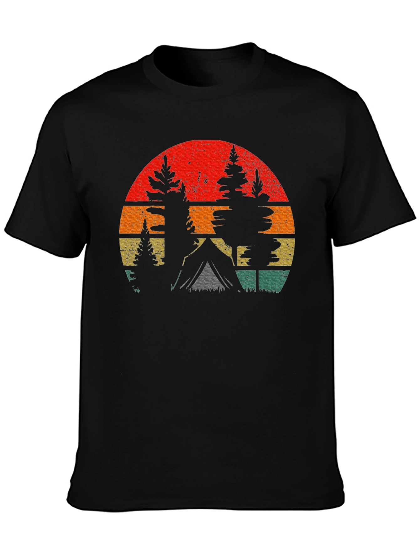Retro Camping T-Shirt - Outdoor Adventure Tee