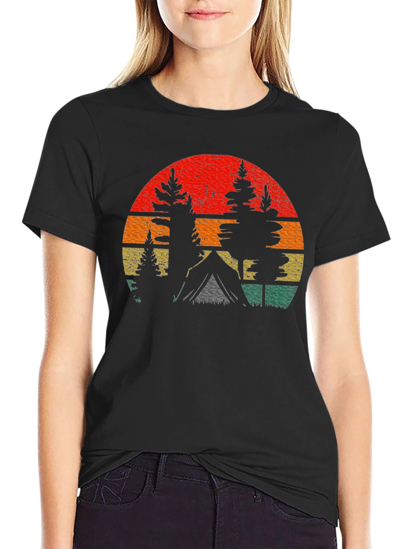 Retro Camping T-Shirt - Outdoor Adventure Tee