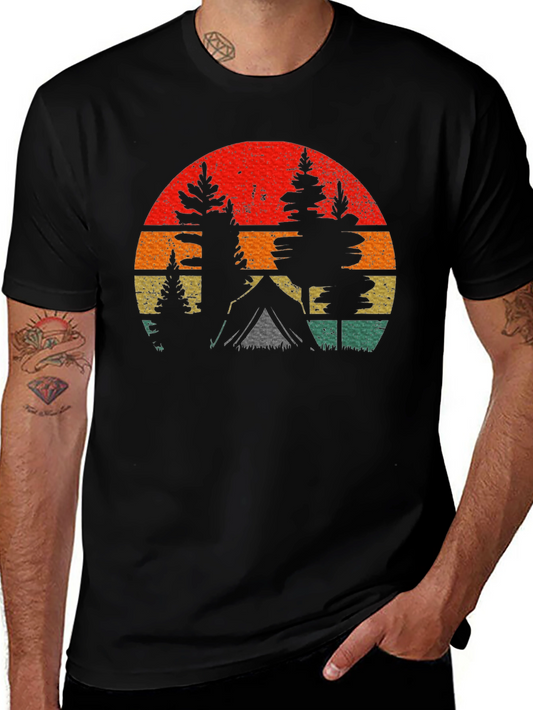 Retro Camping T-Shirt - Outdoor Adventure Tee