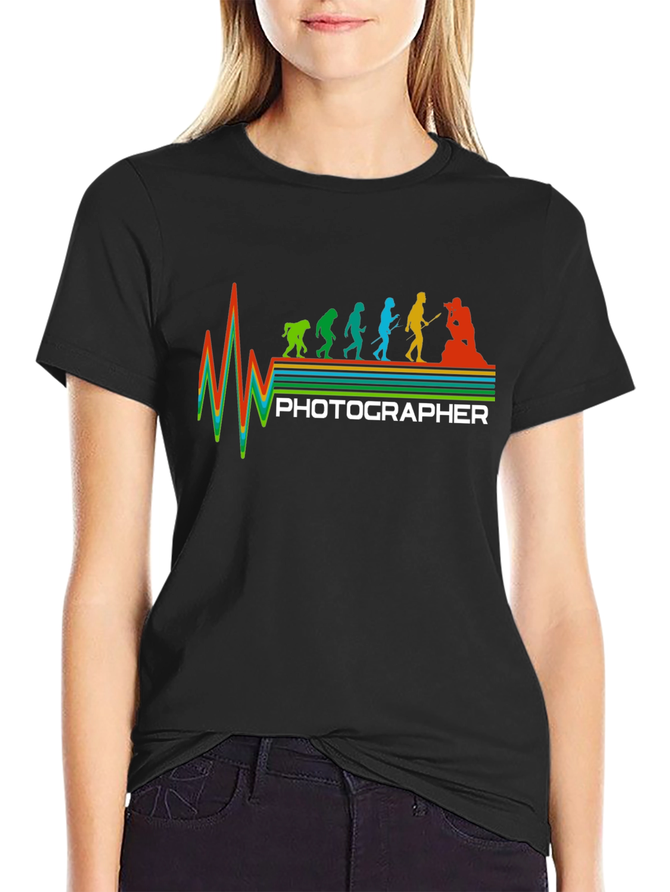 Photographer Evolution T-Shirt - Unique Gift