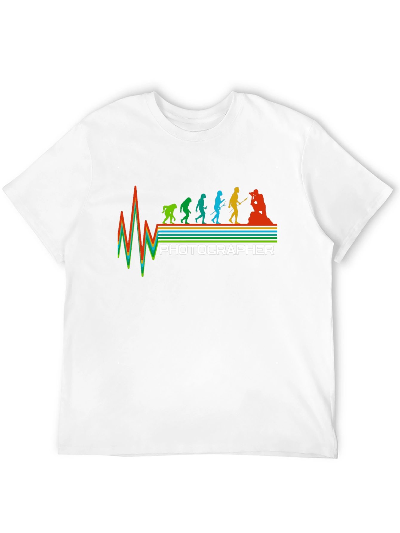 Photographer Evolution T-Shirt - Unique Gift