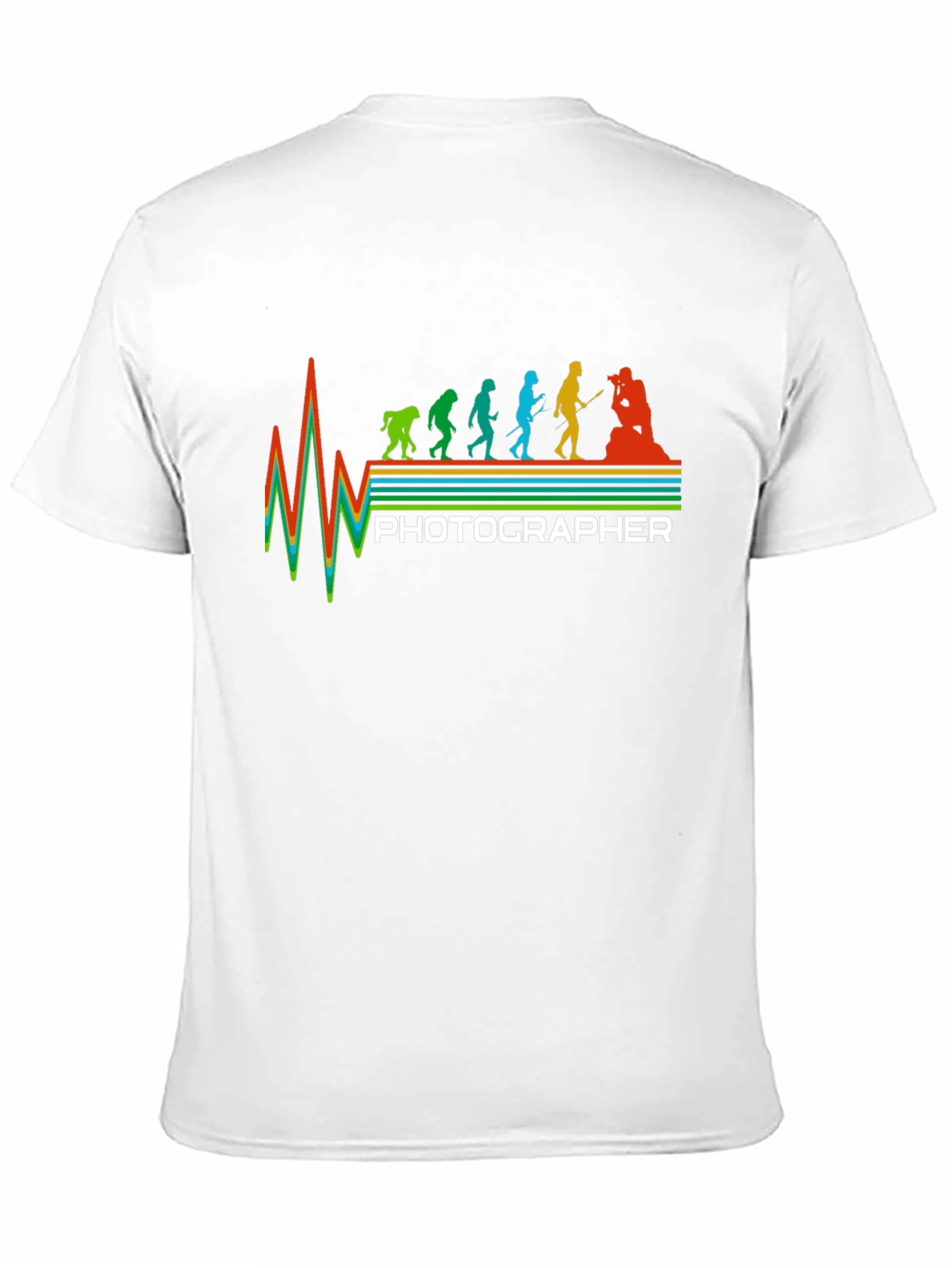 Photographer Evolution T-Shirt - Unique Gift