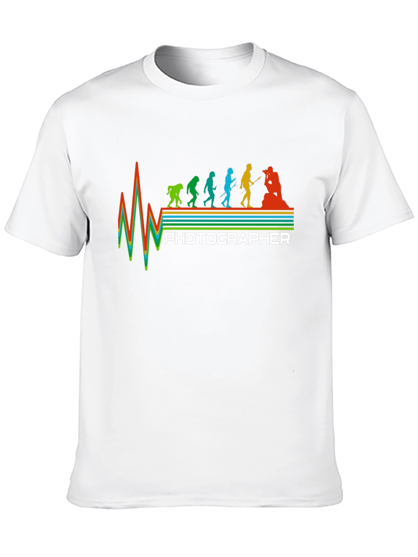 Photographer Evolution T-Shirt - Unique Gift