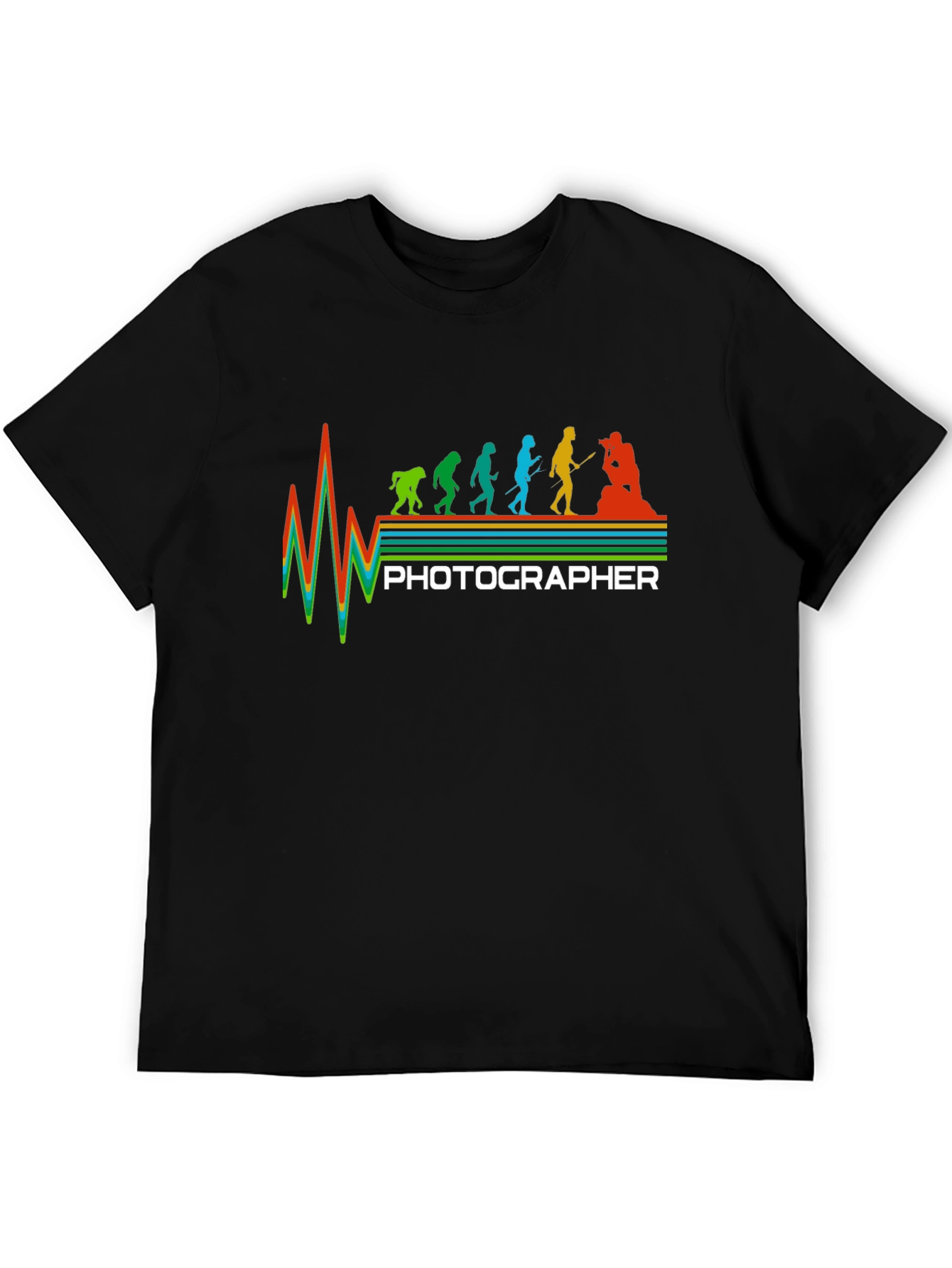 Photographer Evolution T-Shirt - Unique Gift