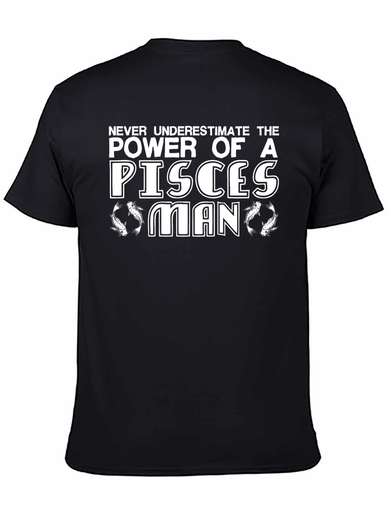 Pisces Man Graphic T-Shirt - Zodiac Sign Tee