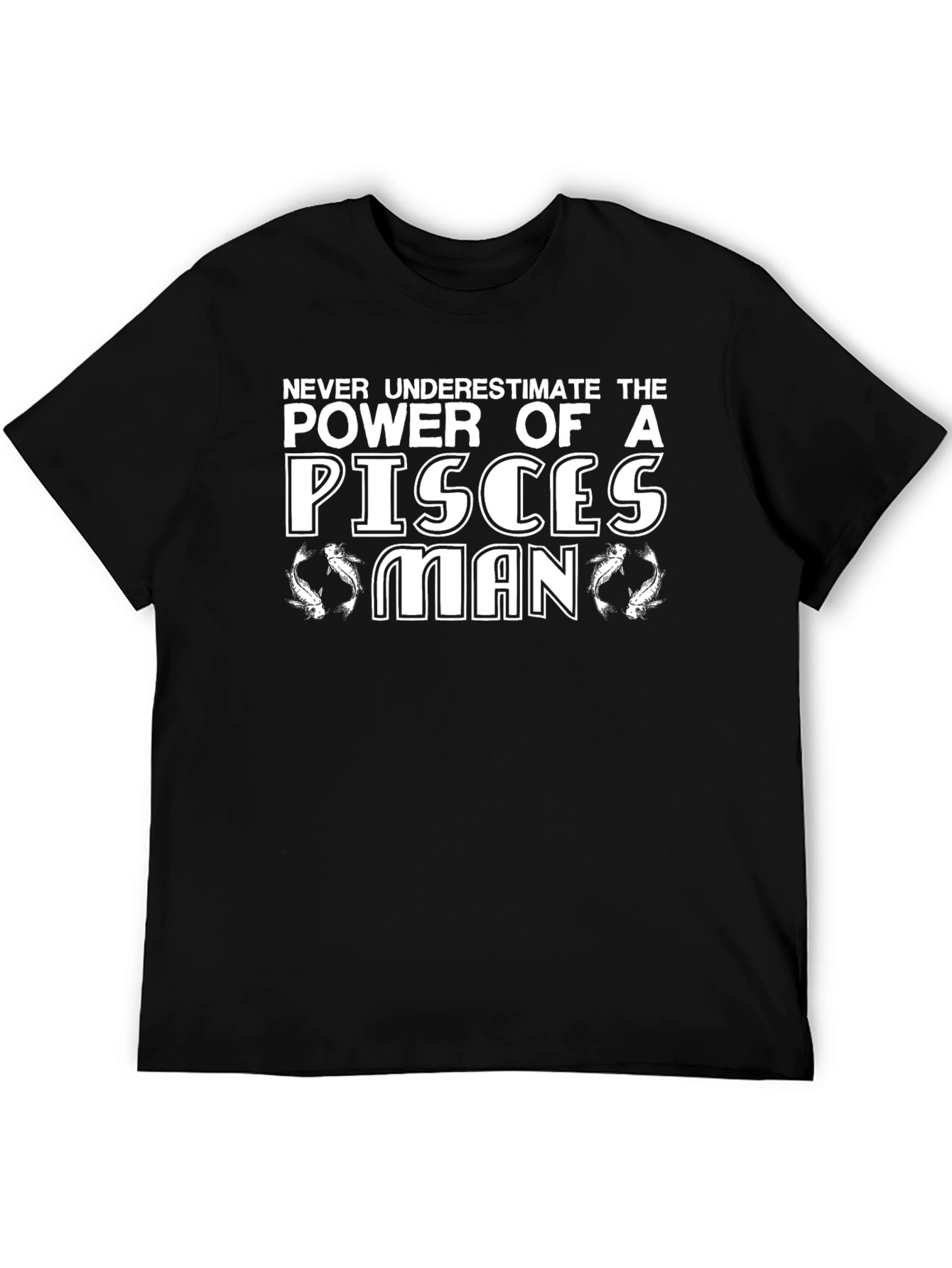 Pisces Man Graphic T-Shirt - Zodiac Sign Tee