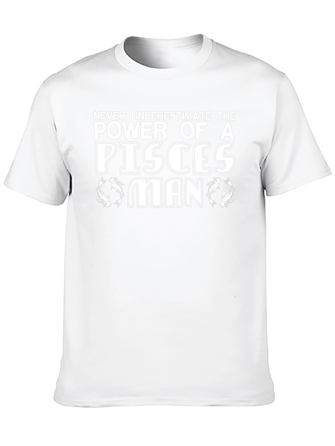 Pisces Man Graphic T-Shirt - Zodiac Sign Tee