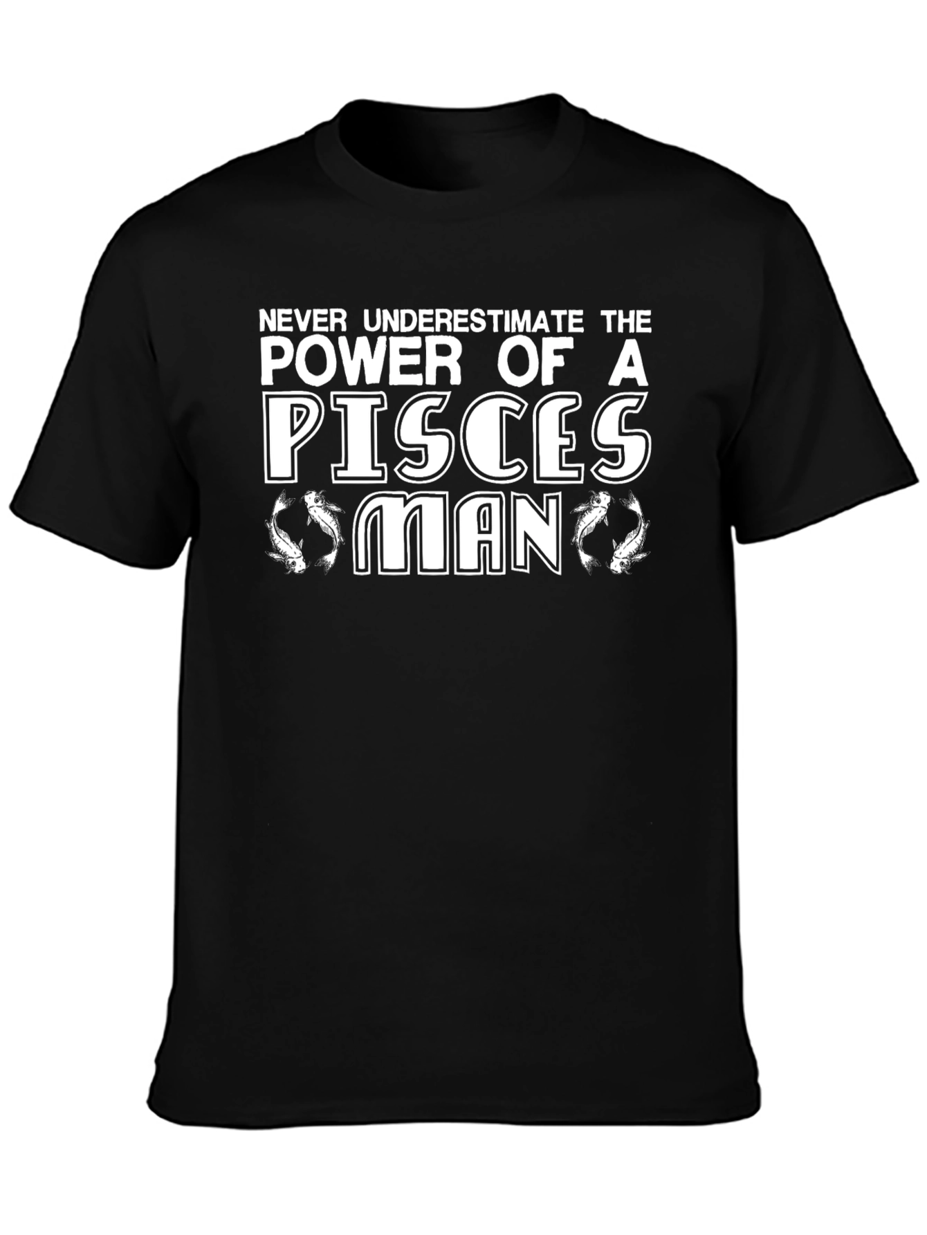Pisces Man Graphic T-Shirt - Zodiac Sign Tee