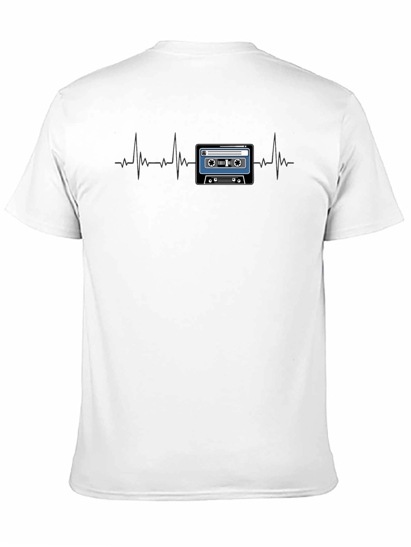 Retro Cassette Tape Heartbeat T-Shirt