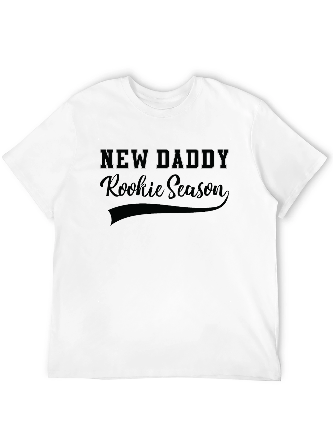 New Daddy Rookie Season Black T-Shirt