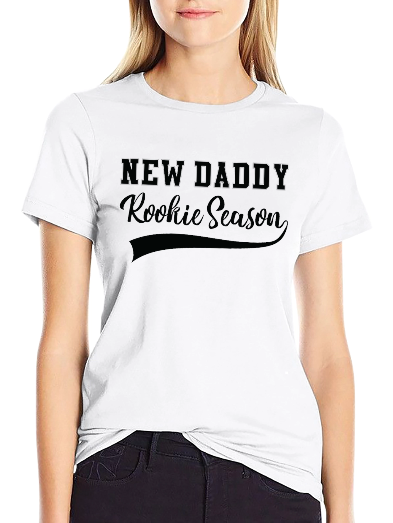 New Daddy Rookie Season Black T-Shirt