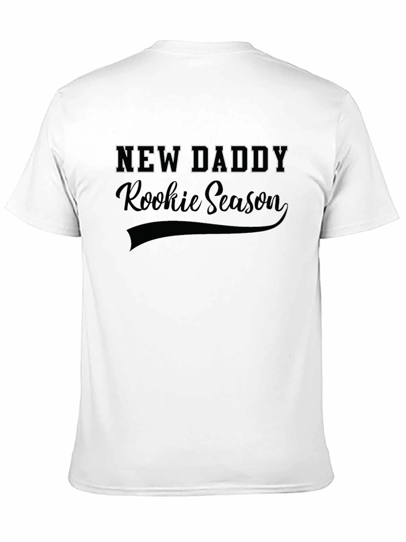 New Daddy Rookie Season Black T-Shirt